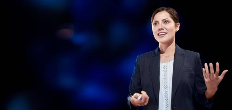 Prezentér Logitech Spotlight zlatý