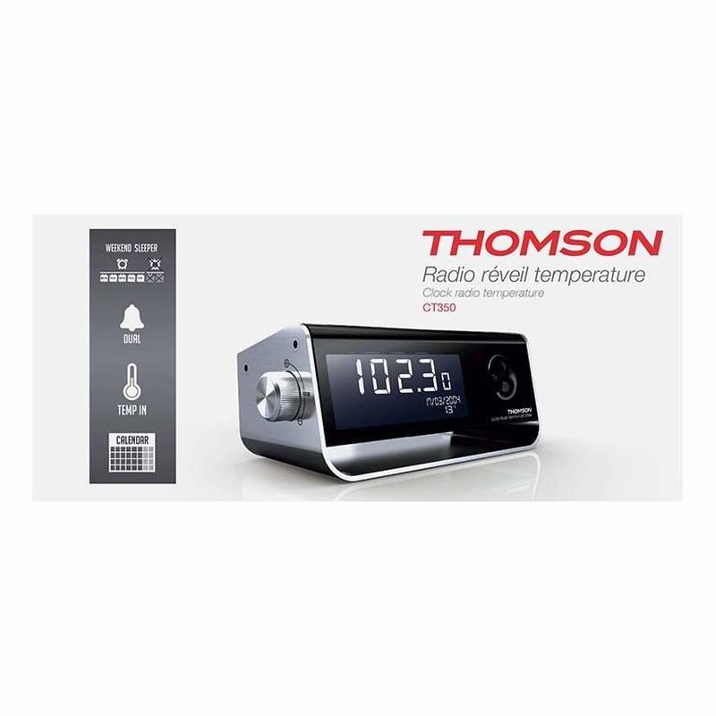 Radiobudík Thomson CT350 černý stříbrný