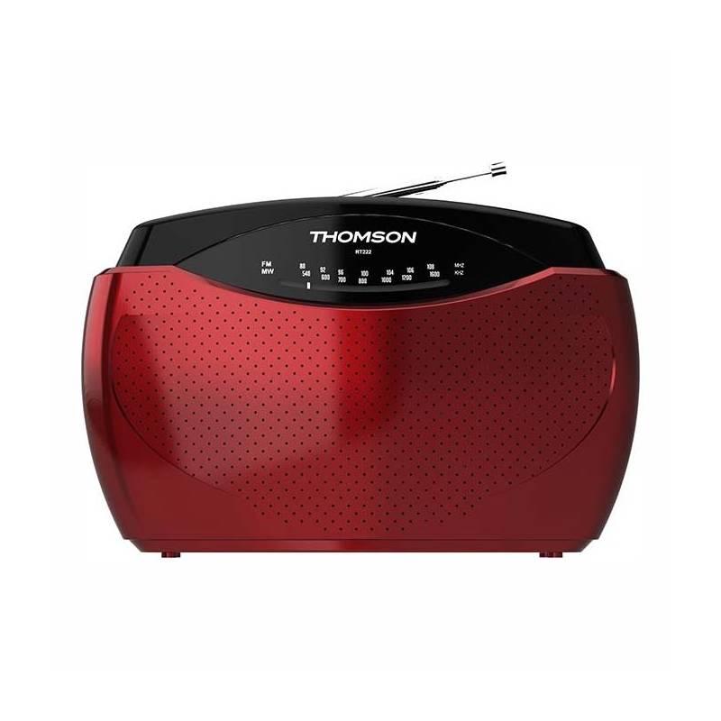 Radiopřijímač Thomson RT223 červený