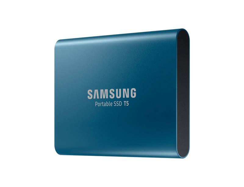 SSD externí Samsung T5 250GB modrý
