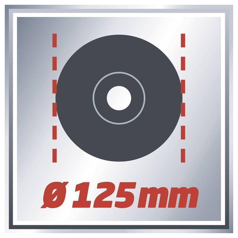 Úhlová bruska Einhell TE-AG 125 750 Kit