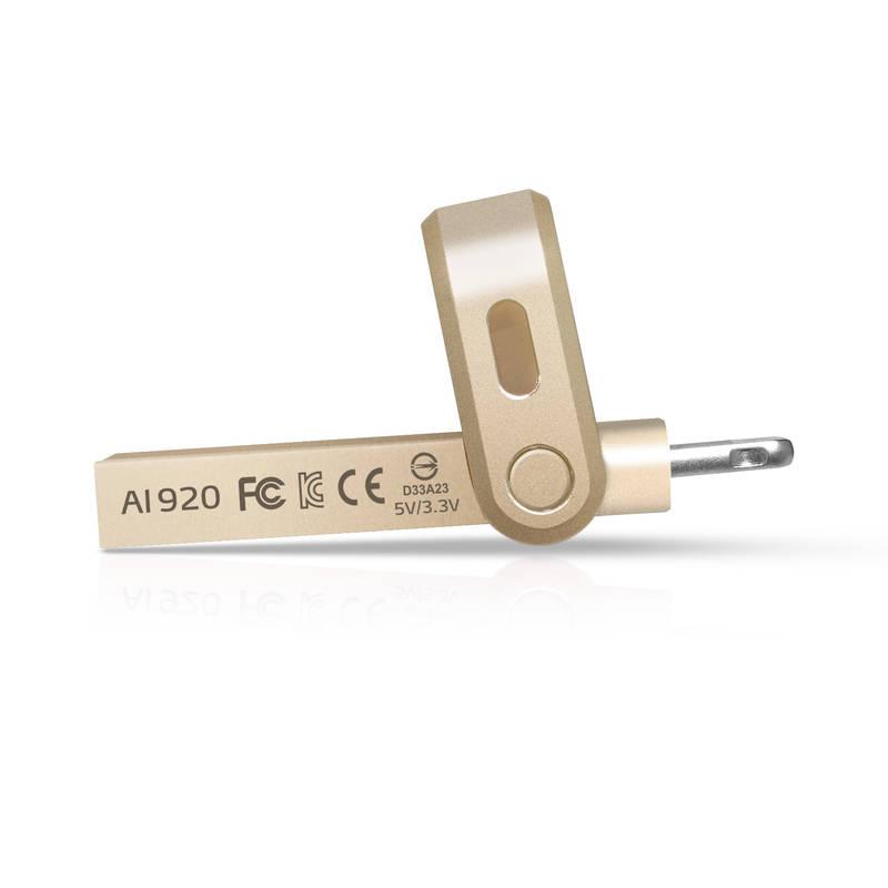 USB Flash ADATA AI920 i-Memory 128GB Lightning USB 3.1 zlatý