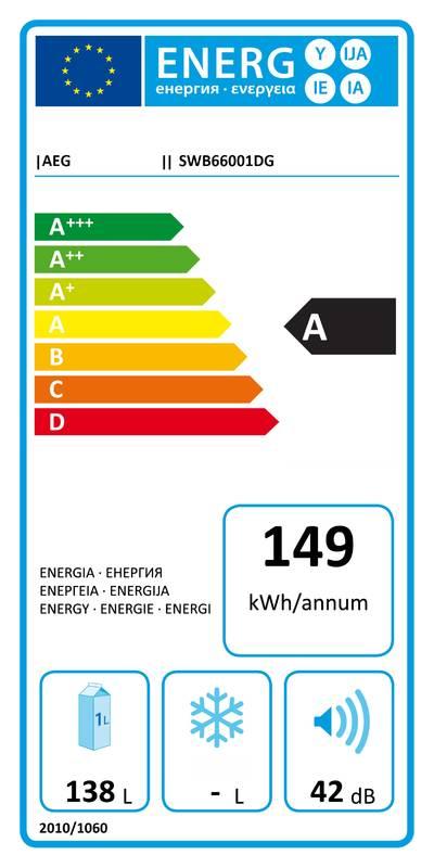 Vinotéka AEG SWB66001DG černá