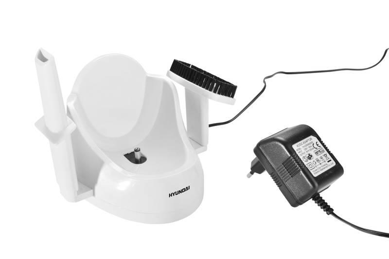 Akumulátorový vysavač Hyundai HVC 101, AKU šedý bílý