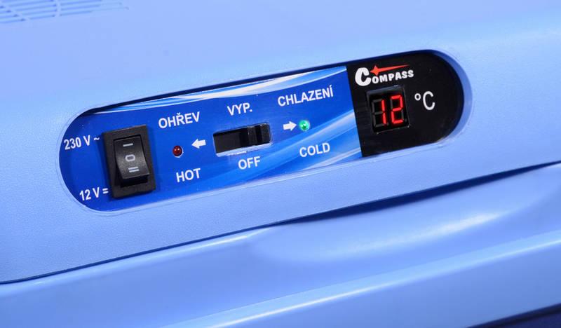 Chladicí box Compass 25 l BLUE 220 12 V displej s teplotou