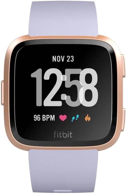 Chytré hodinky Fitbit Versa - Rose Gold Periwinkle