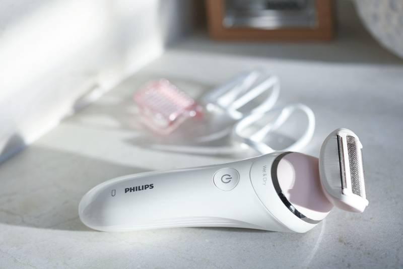 Depilátor Philips SatinShave Advanced BRL140 00 bílý