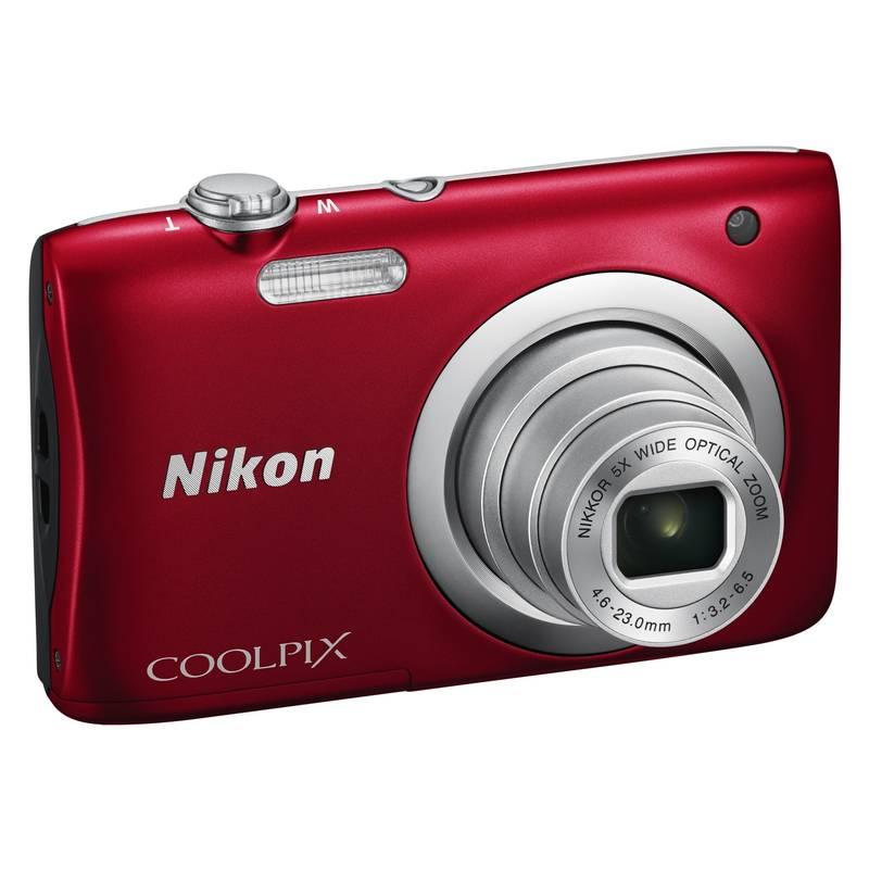 Digitální fotoaparát Nikon Coolpix A100 červený, Digitální, fotoaparát, Nikon, Coolpix, A100, červený