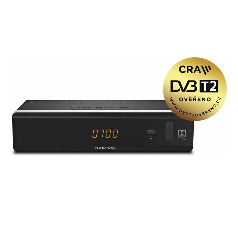 DVB-T2 přijímač Thomson THT712 černý