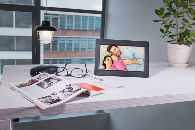 Elektronický fotorámeček Hyundai LF 1030 MULTI černý