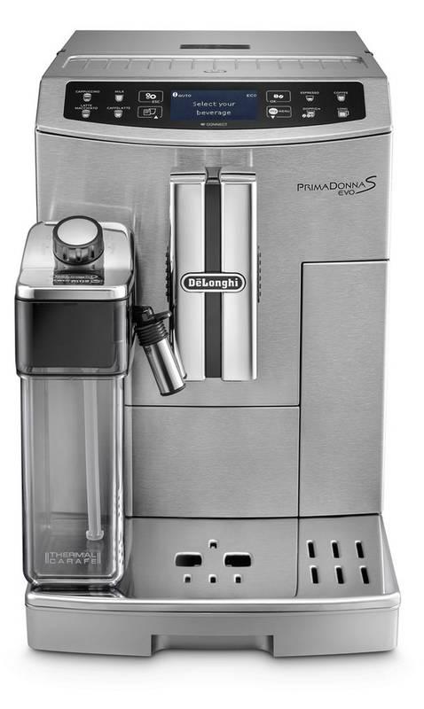 Espresso DeLonghi PrimaDonna S Evolution ECAM 510.55.M stříbrné