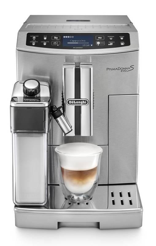 Espresso DeLonghi PrimaDonna S Evolution ECAM 510.55.M stříbrné