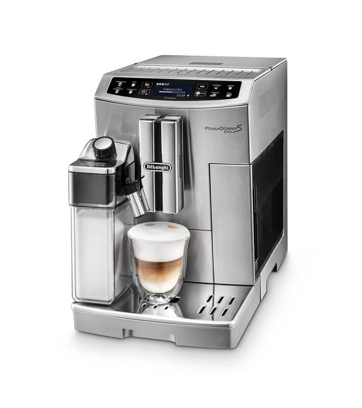 Espresso DeLonghi PrimaDonna S Evolution ECAM 510.55.M stříbrné