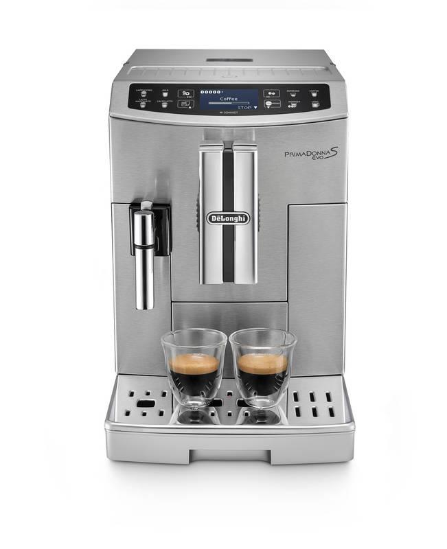 Espresso DeLonghi PrimaDonna S Evolution ECAM 510.55.M stříbrné