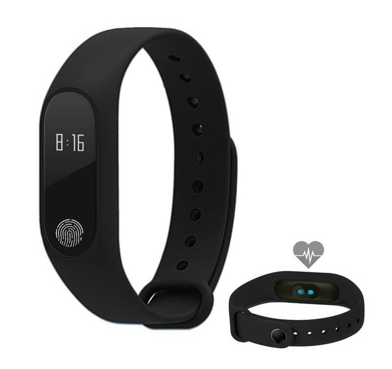 Fitness náramek Aligator M2 černé