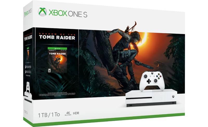 Herní konzole Microsoft Xbox One S 1 TB Shadow of the Tomb Raider