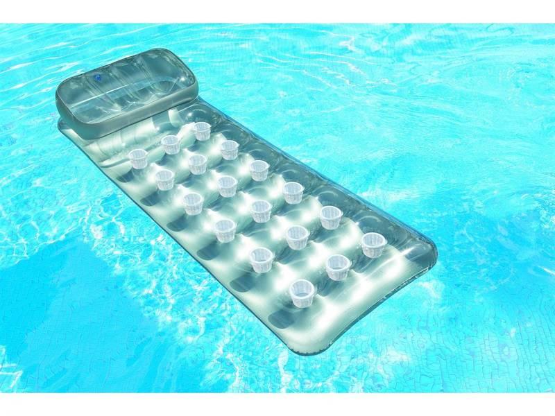 Lehátko nafukovací Intex Suntanner stříbrné