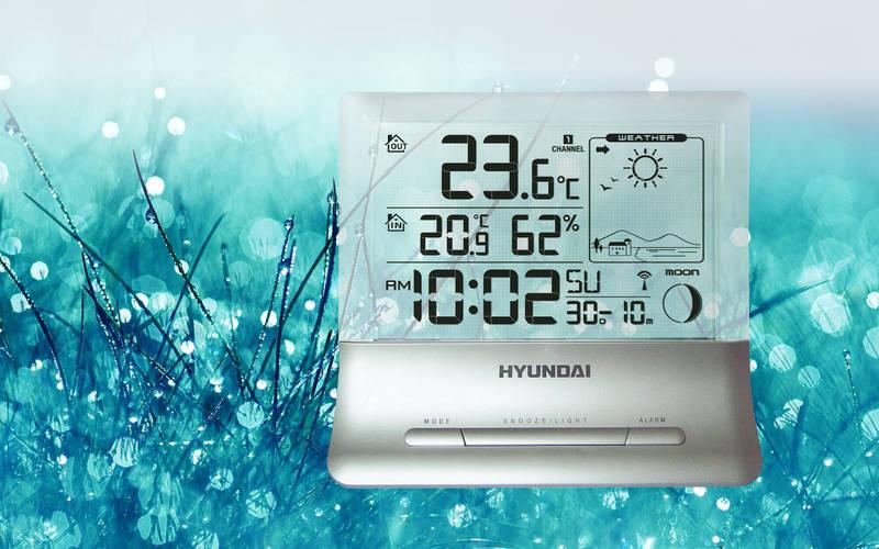 Meteorologická stanice Hyundai WS 2266 stříbrná