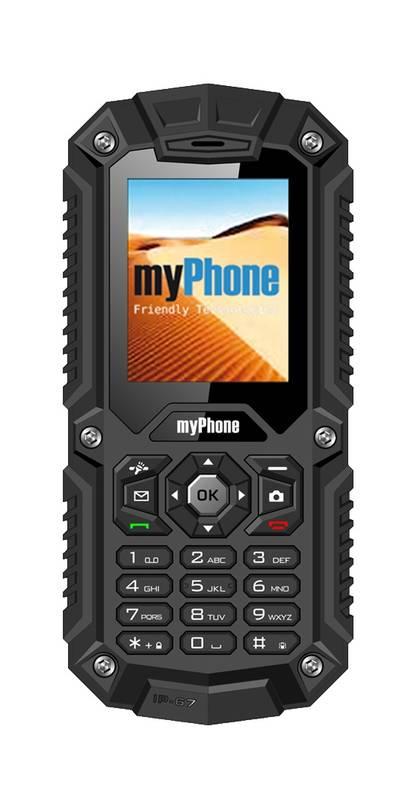 Mobilní telefon myPhone HAMMER DUAL SIM černý