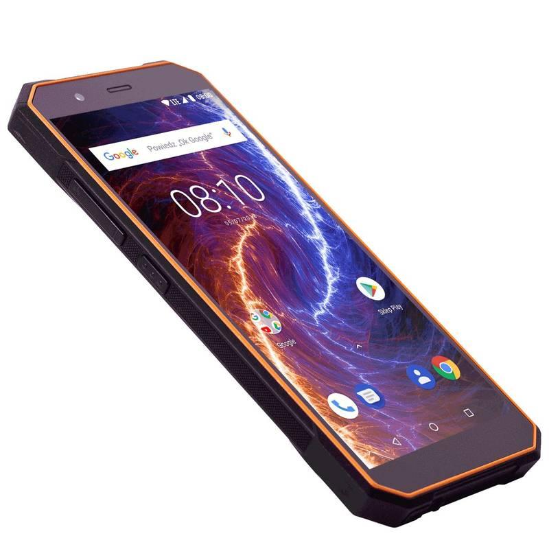 Mobilní telefon myPhone HAMMER ENERGY 18X9 LTE černý oranžový, Mobilní, telefon, myPhone, HAMMER, ENERGY, 18X9, LTE, černý, oranžový