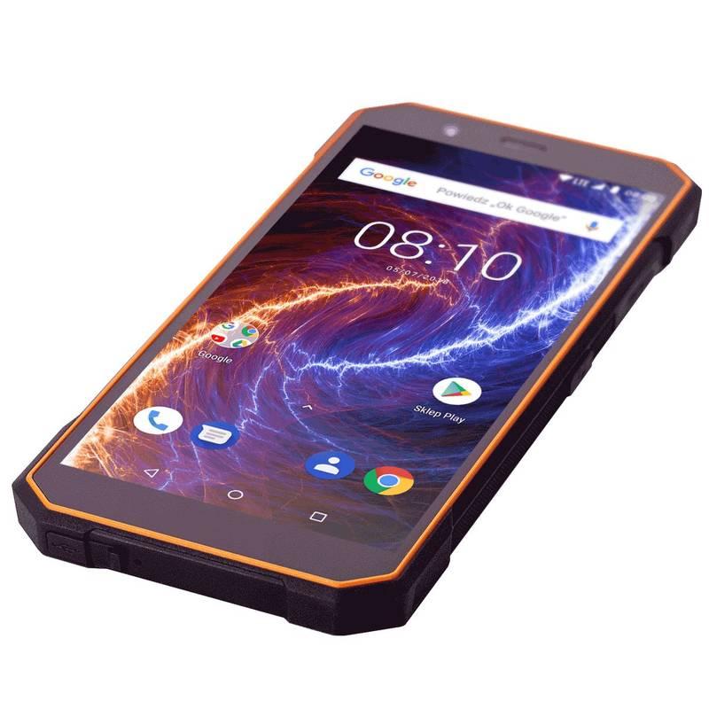 Mobilní telefon myPhone HAMMER ENERGY 18X9 LTE černý oranžový