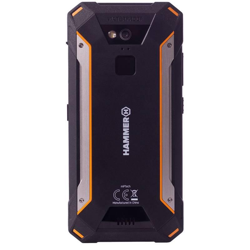 Mobilní telefon myPhone HAMMER ENERGY 18X9 LTE černý oranžový, Mobilní, telefon, myPhone, HAMMER, ENERGY, 18X9, LTE, černý, oranžový