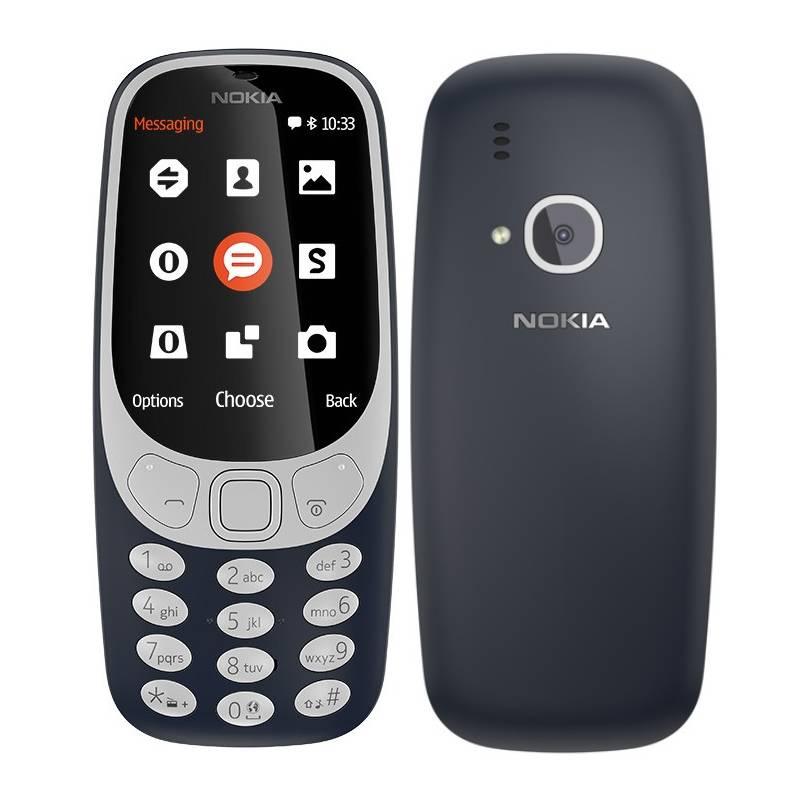 Mobilní telefon Nokia 3310 Dual SIM modrý, Mobilní, telefon, Nokia, 3310, Dual, SIM, modrý