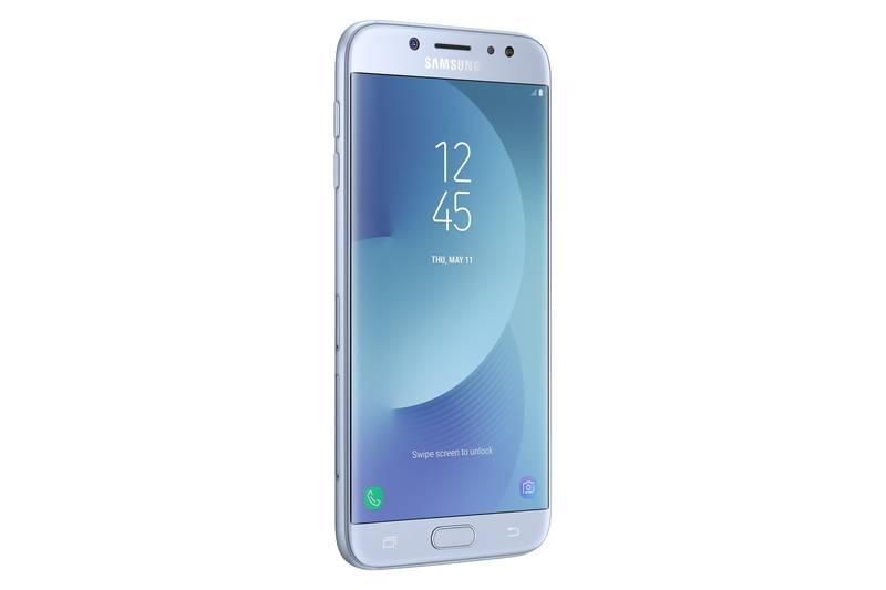 Mobilní telefon Samsung Galaxy J7 stříbrný