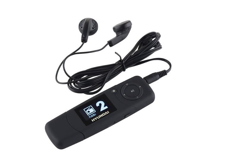 MP3 přehrávač Hyundai MP 366 GB8 FM B černý, MP3, přehrávač, Hyundai, MP, 366, GB8, FM, B, černý