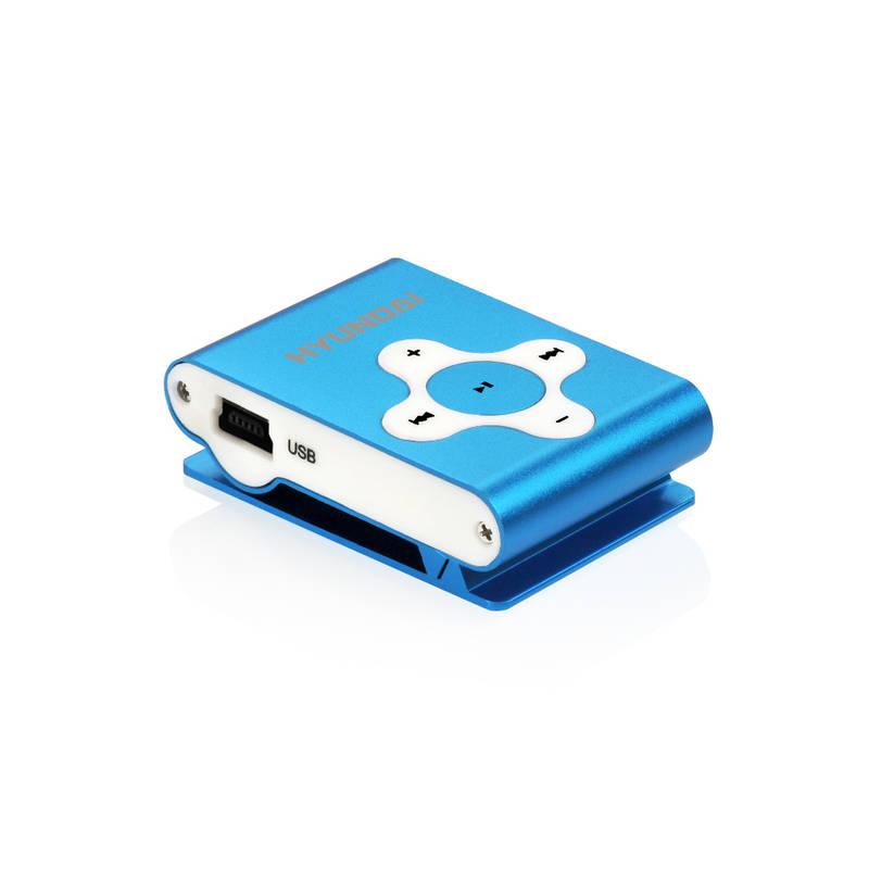 MP3 přehrávač Hyundai MP212BU modrý, MP3, přehrávač, Hyundai, MP212BU, modrý