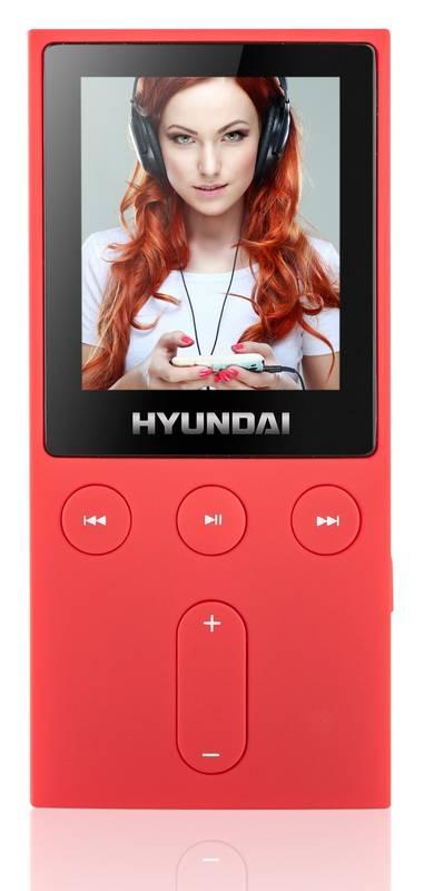 MP3 přehrávač Hyundai MPC 501 GB4 FM R červený, MP3, přehrávač, Hyundai, MPC, 501, GB4, FM, R, červený
