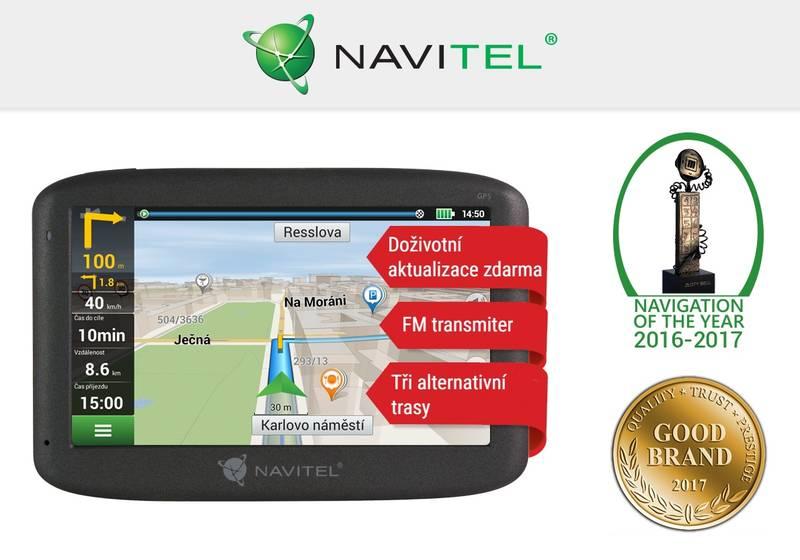 Navigační systém GPS Navitel E500 černá