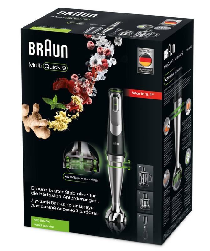 Ponorný mixér Braun MultiQuick 9 MQ9045X černý