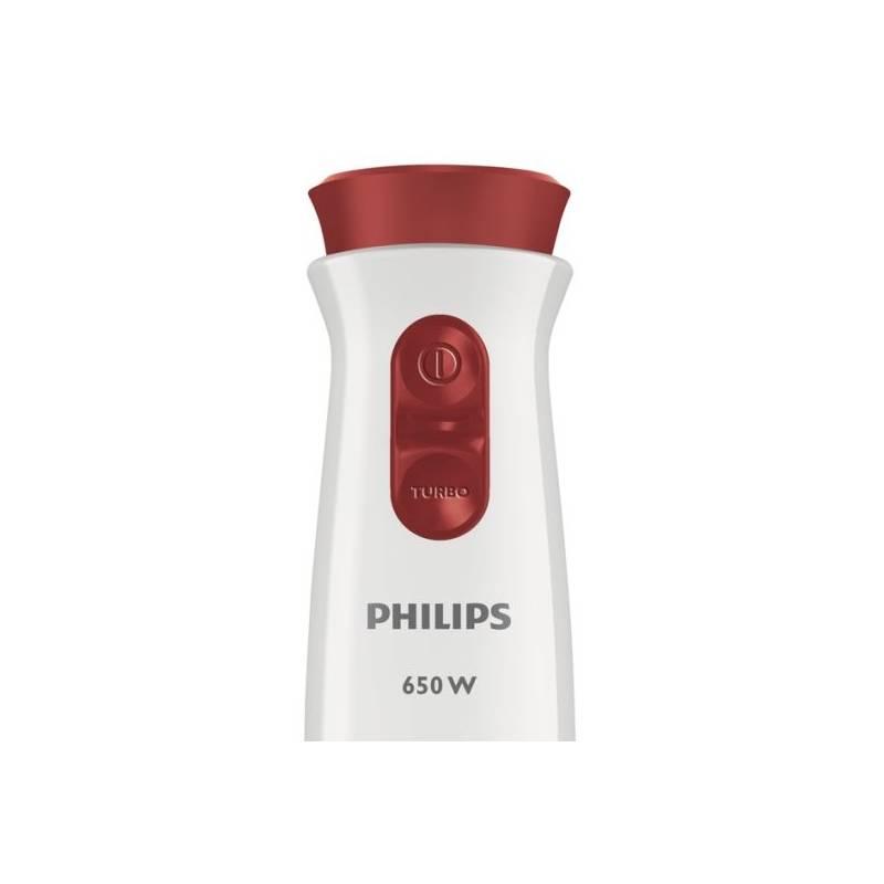 Ponorný mixér Philips HR1625 00 černý bílý červený, Ponorný, mixér, Philips, HR1625, 00, černý, bílý, červený