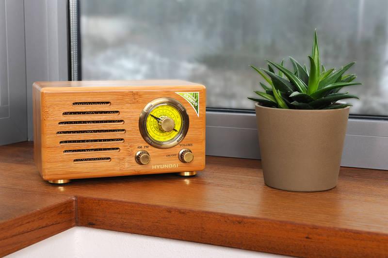 Radiopřijímač Hyundai Retro RA 410B dřevo