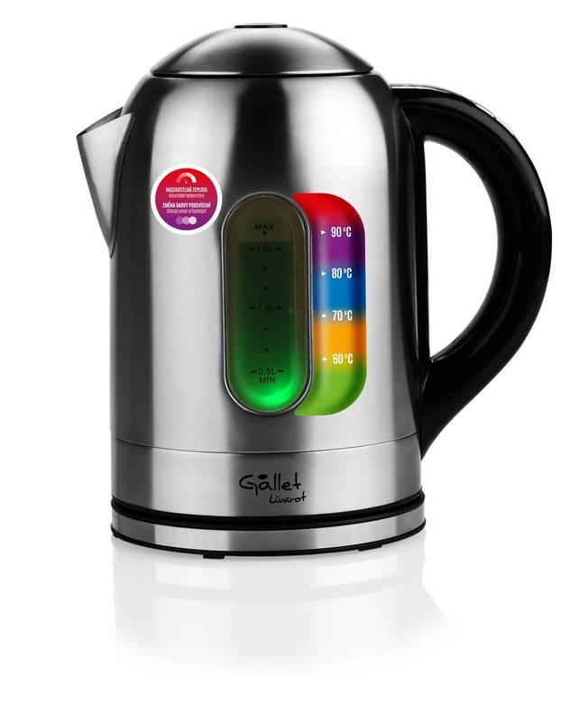 Rychlovarná konvice Gallet Livarot BOU700D nerez