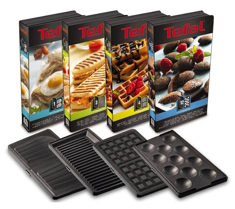 Sendvičovač Tefal Snack Collection SW854D16 černý chrom