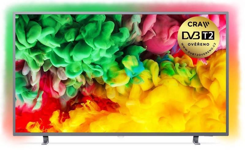 Televize Philips 43PUS6703 stříbrná