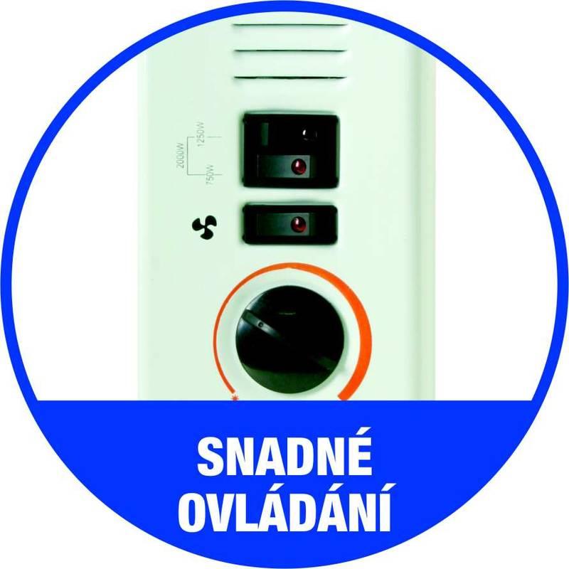 Teplovzdušný konvektor Hyundai CON101 bílý