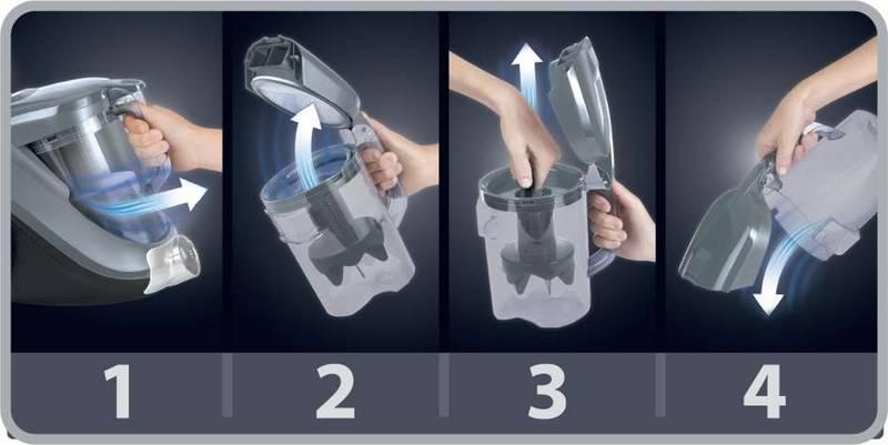 Vysavač podlahový Rowenta Compact Power RO3731EA černý modrý