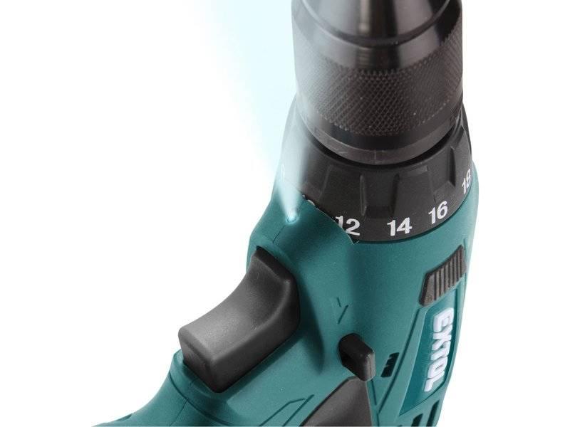 Aku vrtačka EXTOL Industrial LI 16 CD, 16,6 V