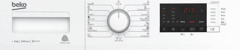 Automatická pračka Beko WTE 6512 B0 bílá
