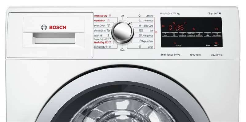Automatická pračka se sušičkou Bosch WVG30442EU bílá, Automatická, pračka, se, sušičkou, Bosch, WVG30442EU, bílá