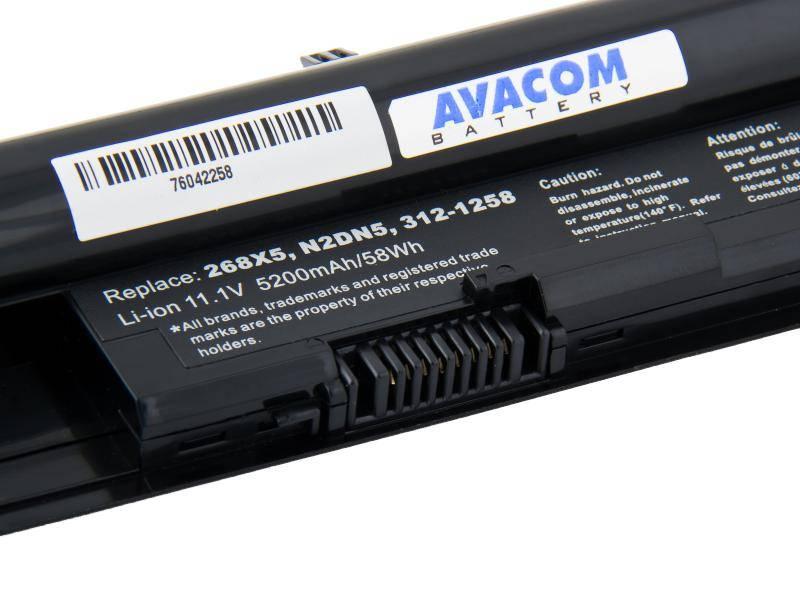 Baterie Avacom pro Dell Inspiron N411z Vostro V131 Li-Ion 11,1V 5200mAh, Baterie, Avacom, pro, Dell, Inspiron, N411z, Vostro, V131, Li-Ion, 11,1V, 5200mAh