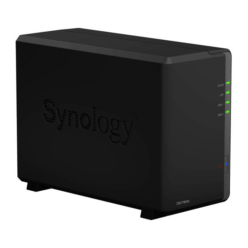 Datové uložiště Synology DS218play černé, Datové, uložiště, Synology, DS218play, černé