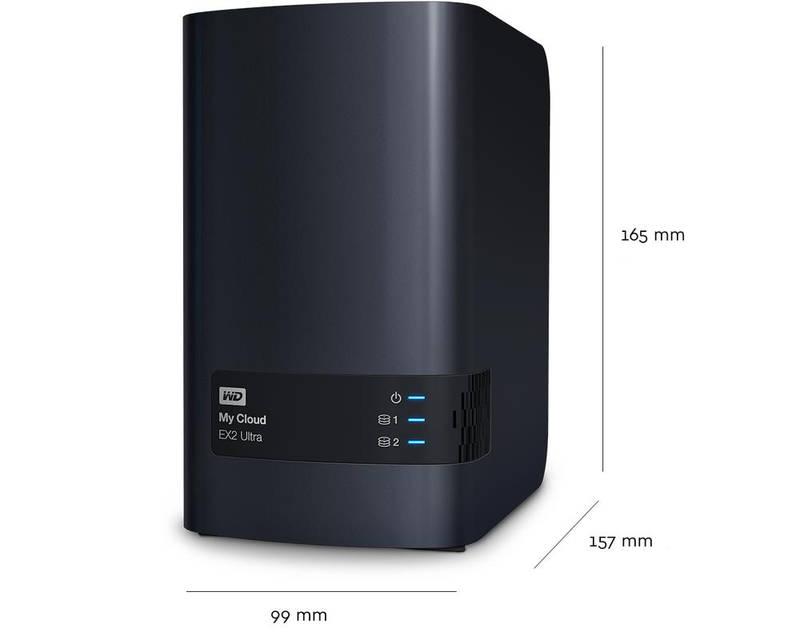 Datové uložiště Western Digital My Cloud EX2 Ultra 8TB černé