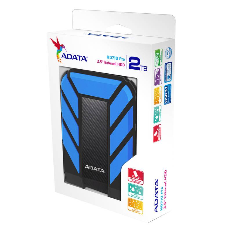 Externí pevný disk 2,5" ADATA HD710 Pro 2TB modrý