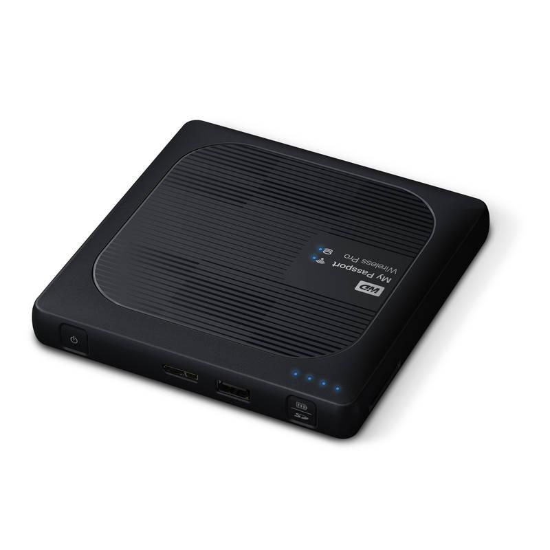 Externí pevný disk 2,5" Western Digital My Passport Wireless Pro 4TB černý