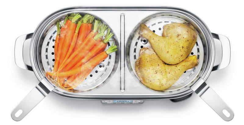 Hrnec parní SAGE SFS800 stříbrný