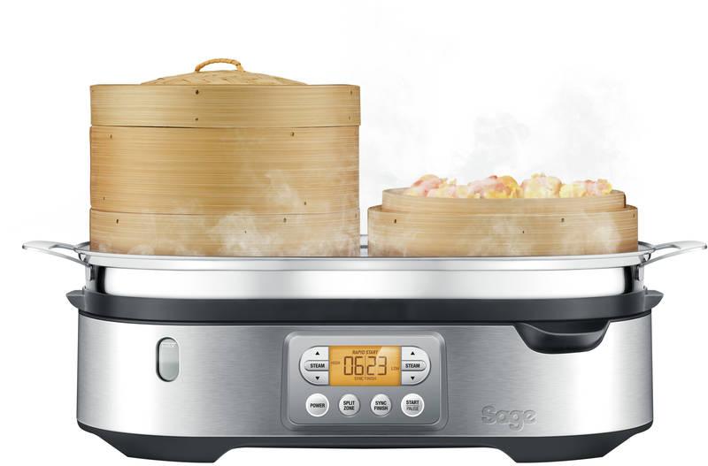 Hrnec parní SAGE SFS800 stříbrný